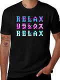 Relax Pixel Art T-Shirt - Retro Style product image 1