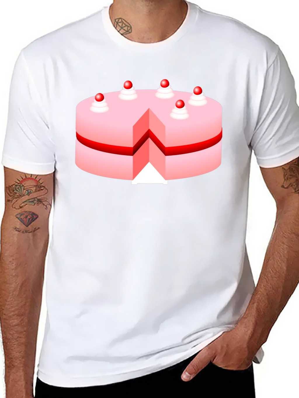 Cake Graphic T-Shirt - Sweet Tooth Fashion product image 7