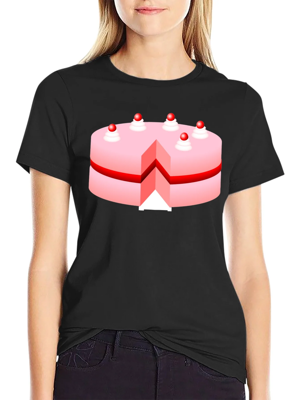 Cake Graphic T-Shirt - Sweet Tooth Fashion product image 2