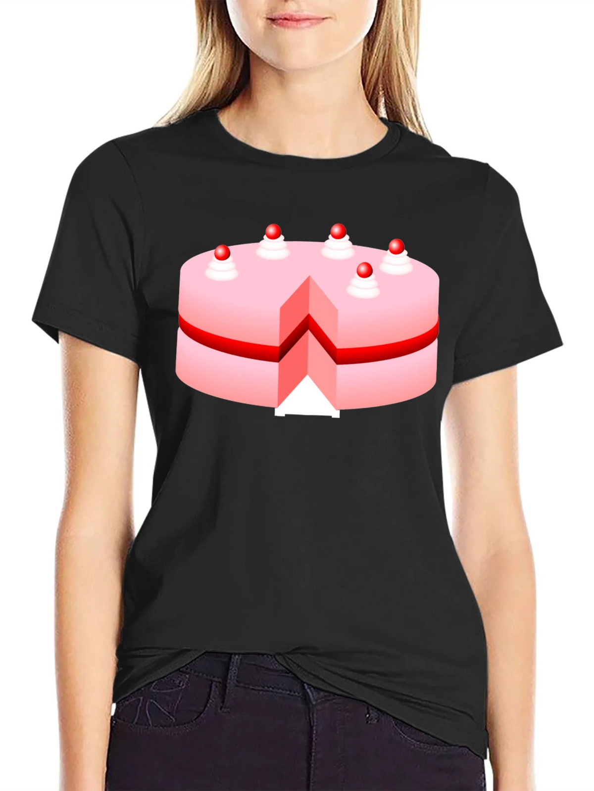 Cake Graphic T-Shirt - Sweet Tooth Fashion product image 2