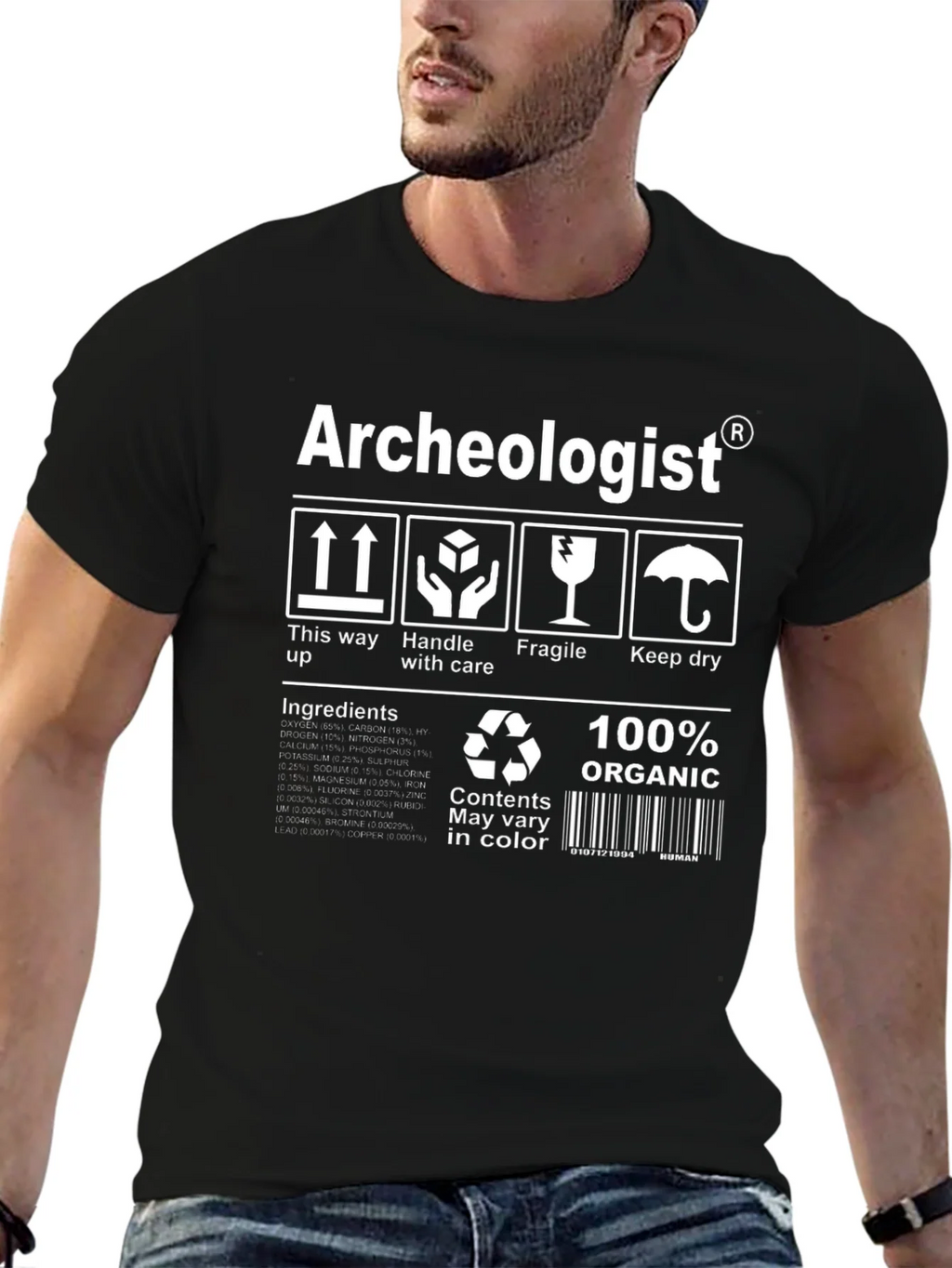 Archeologist Organic Cotton T-Shirt product image 6