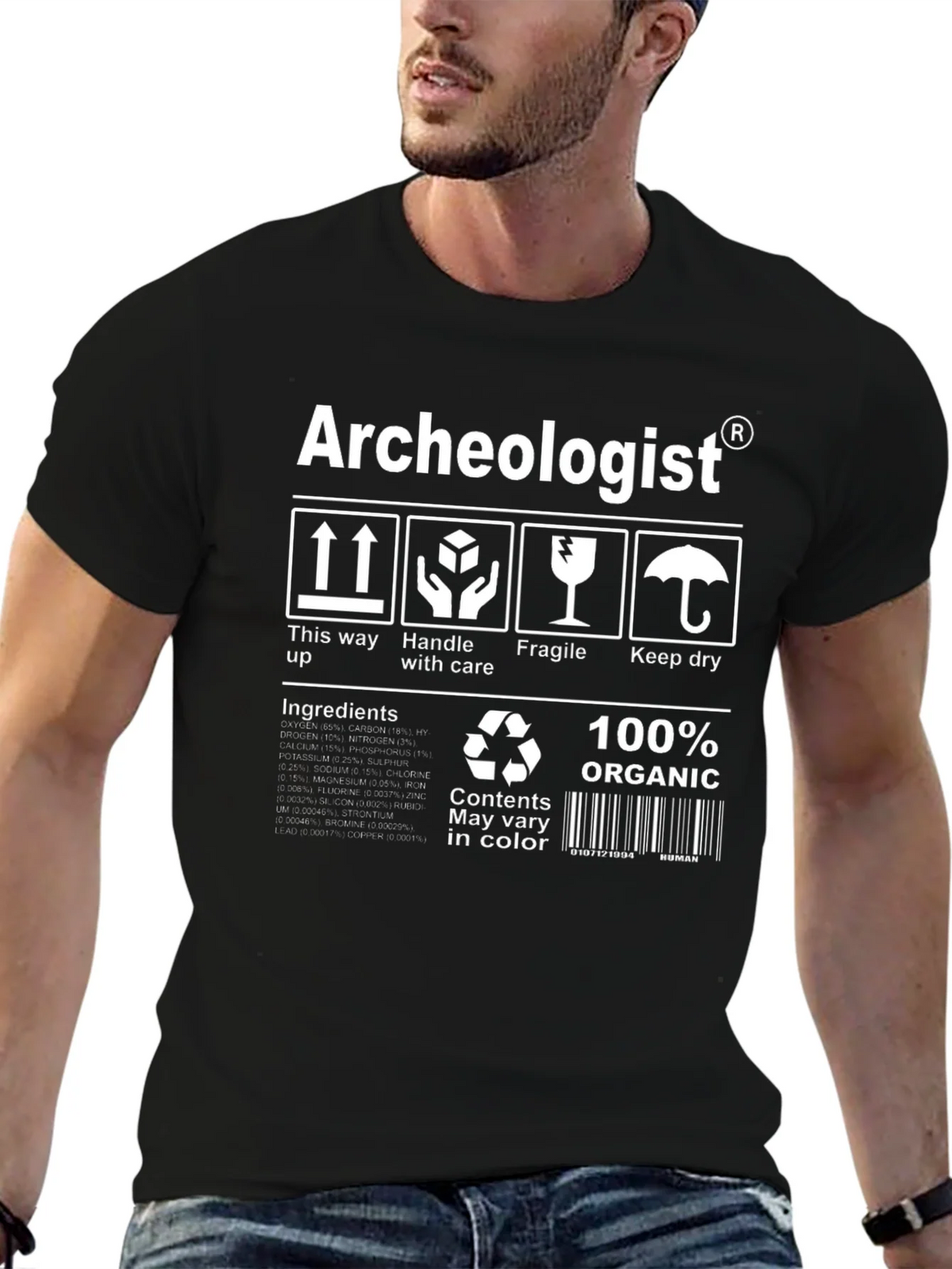 Archeologist Organic Cotton T-Shirt product image 6