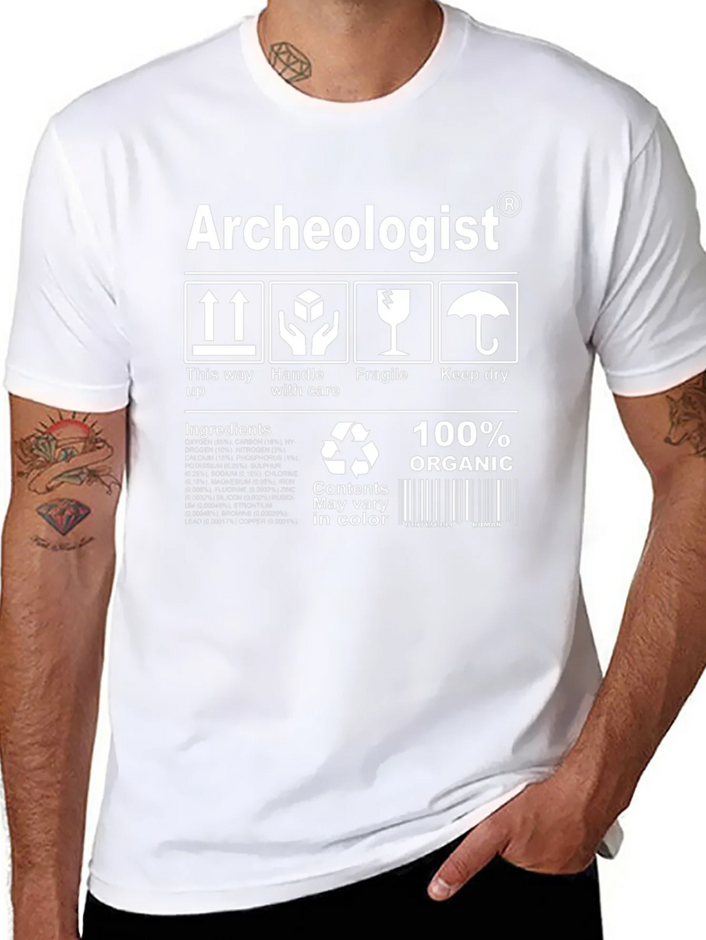 Archeologist Organic Cotton T-Shirt product image 7