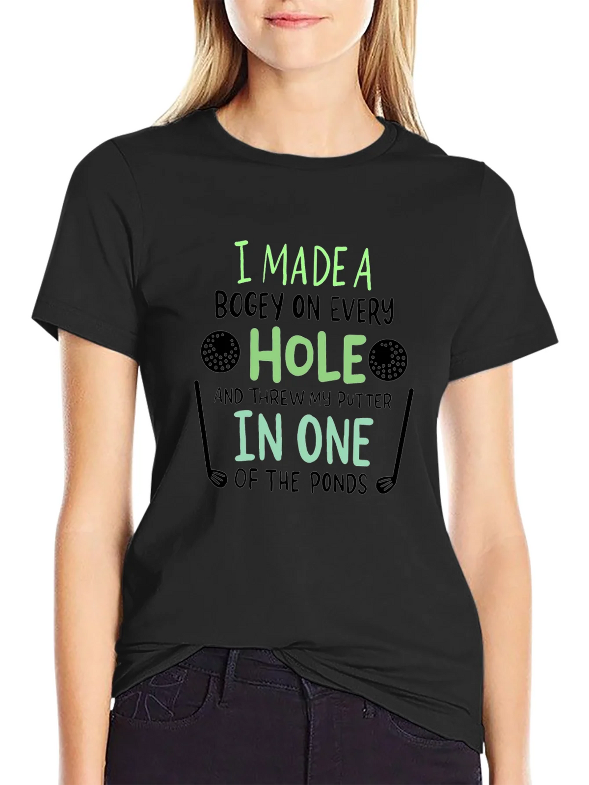 Funny Golf T-Shirt: Bogey on Every Hole product image 2