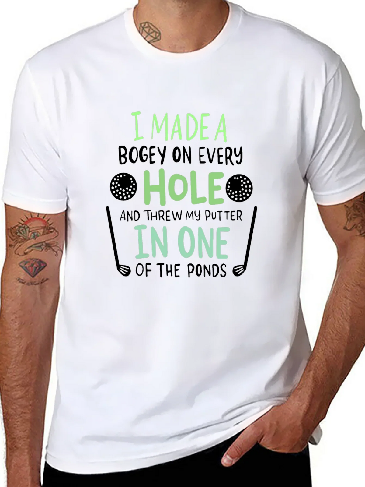 Funny Golf T-Shirt: Bogey on Every Hole product image 7