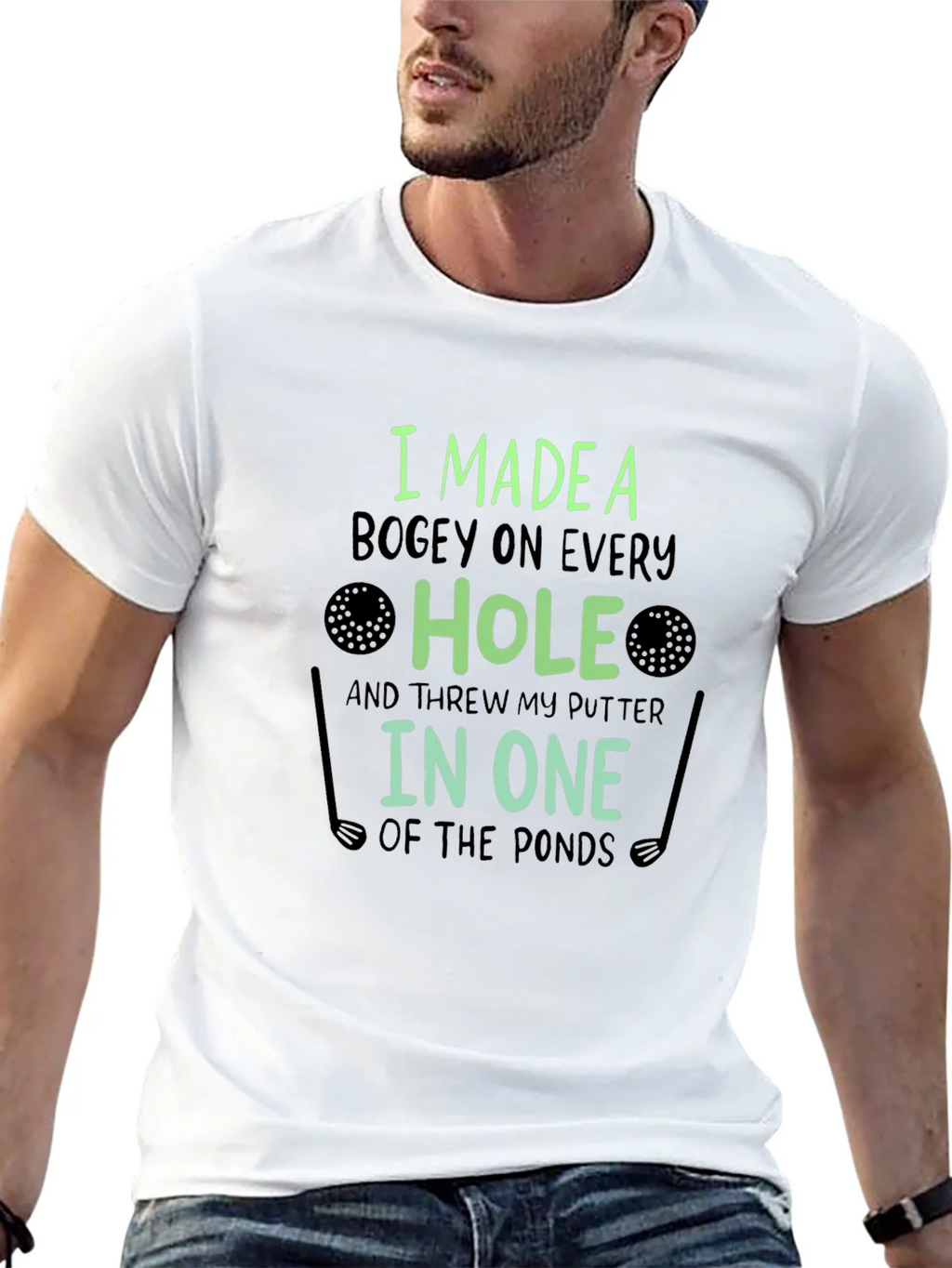 Funny Golf T-Shirt: Bogey on Every Hole product image 12