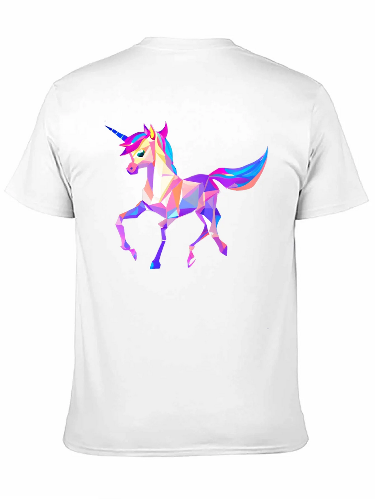 Geometric Unicorn Graphic Tee - Black product image 10