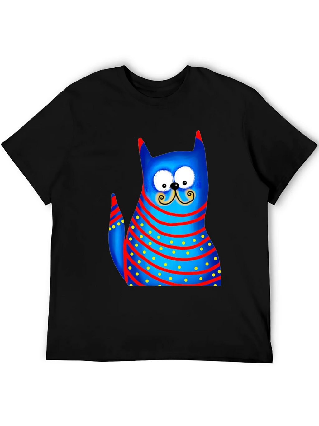 Cartoon Cat Graphic Tee - Whimsical Style product image 5