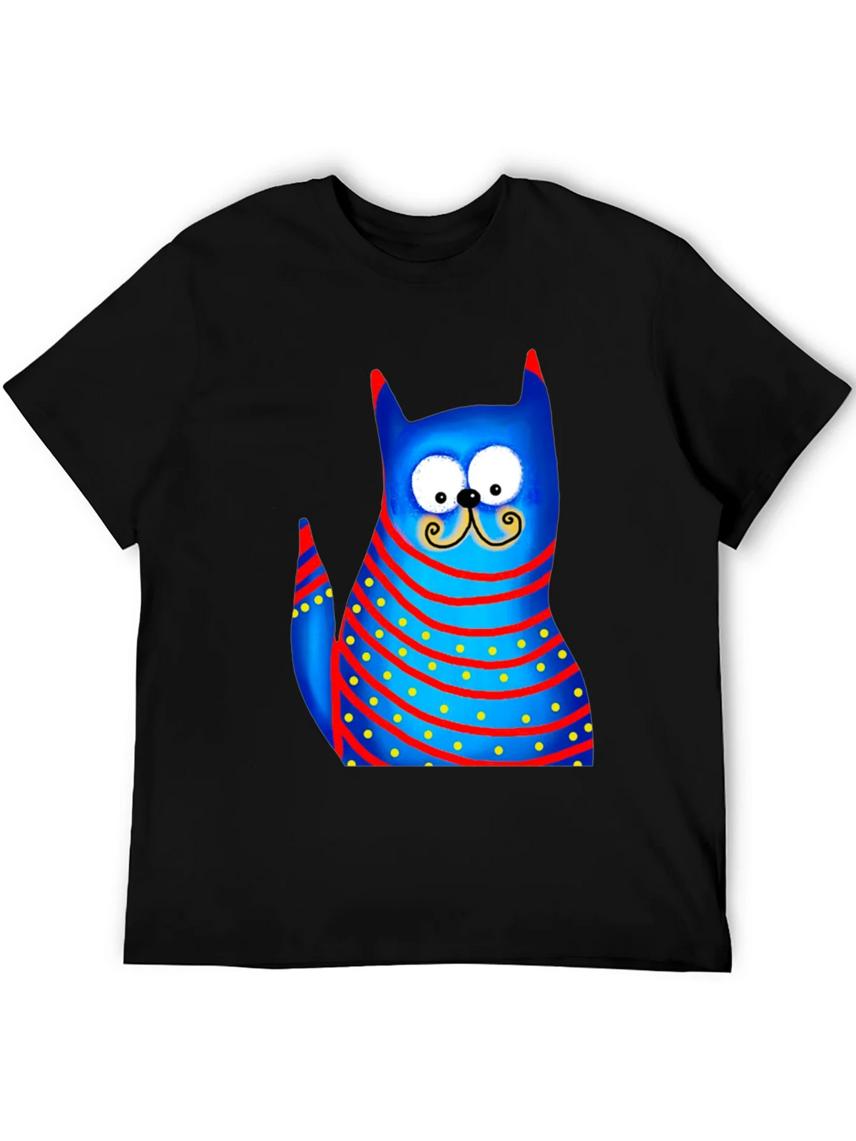 Cartoon Cat Graphic Tee - Whimsical Style product image 5