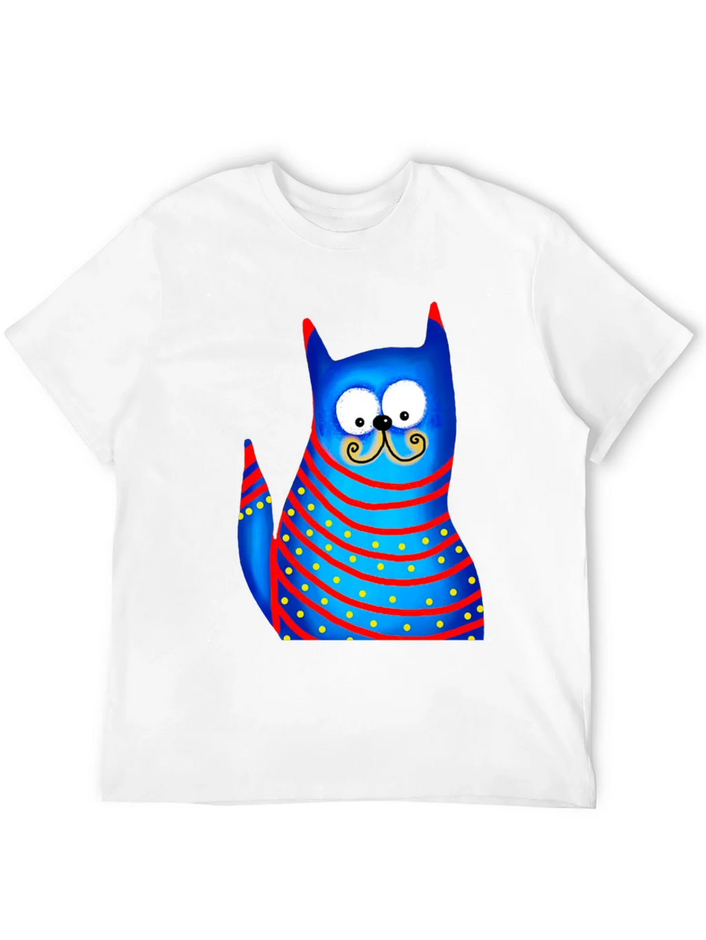 Cartoon Cat Graphic Tee - Whimsical Style product image 10