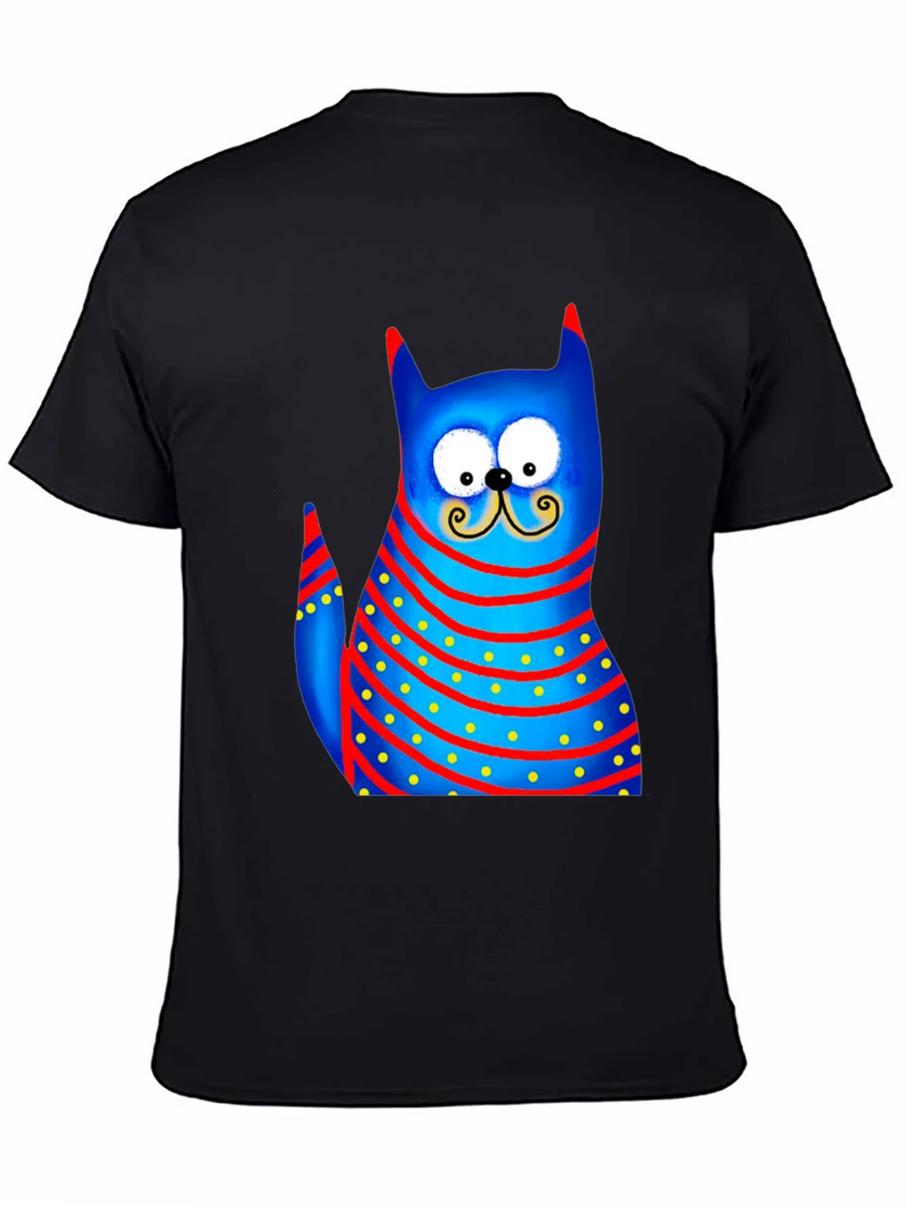 Cartoon Cat Graphic Tee - Whimsical Style product image 4