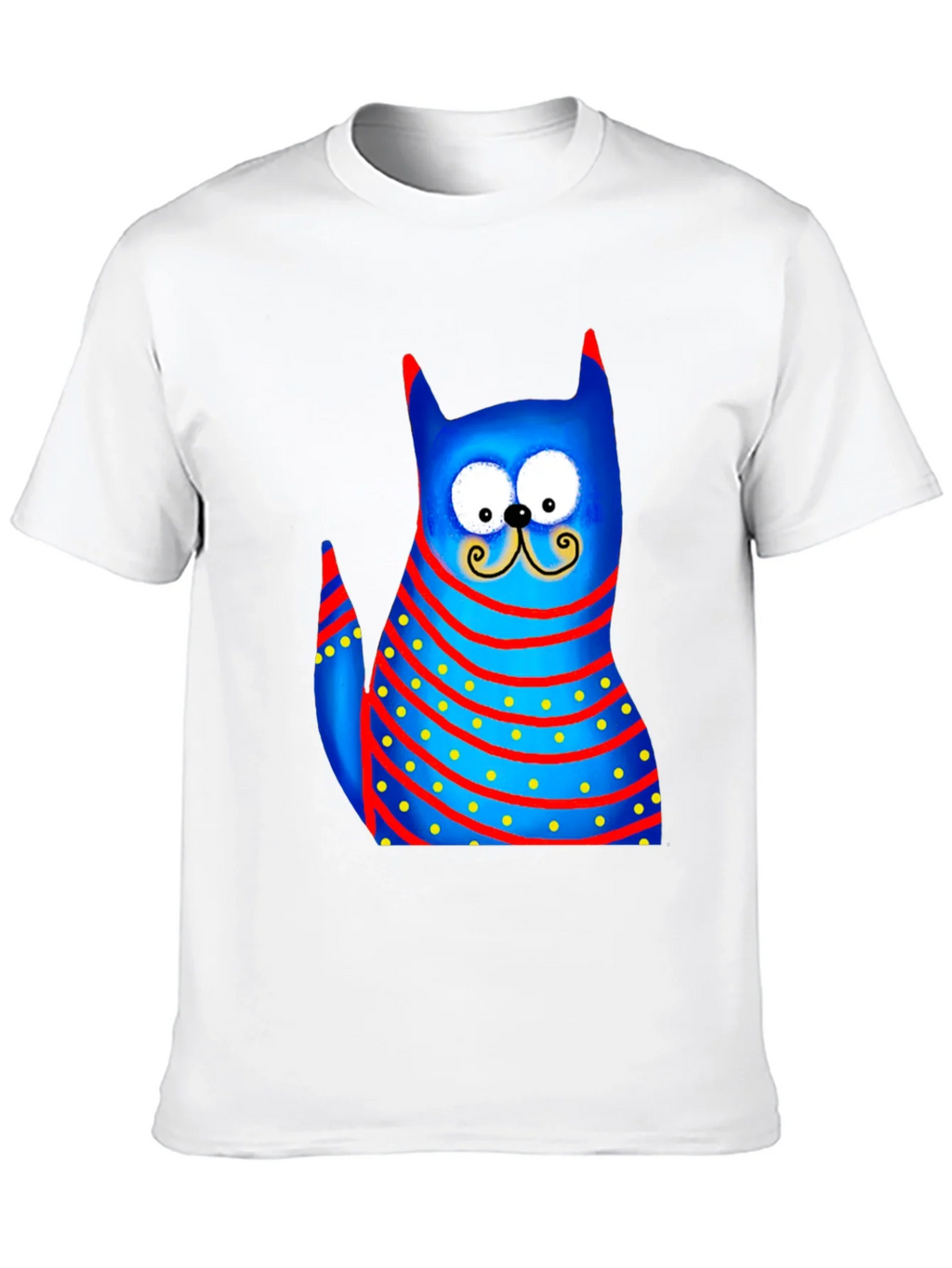 Cartoon Cat Graphic Tee - Whimsical Style product image 9