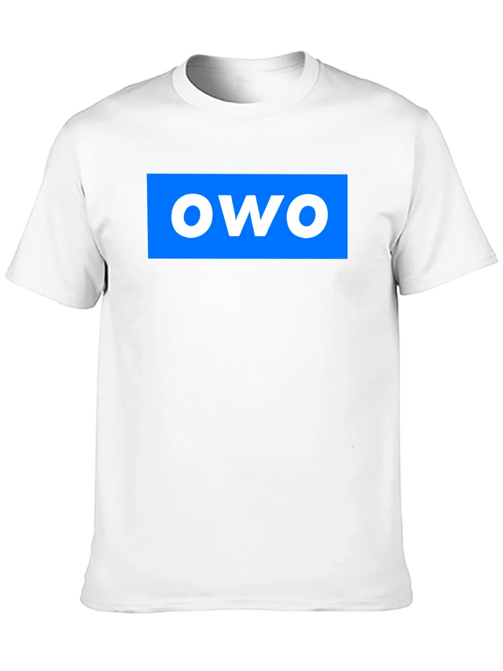 OWO Graphic T-Shirt - Blue on Black product image 5