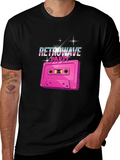 Retrowave Party Cassette Tape Graphic T-Shirt product image 1