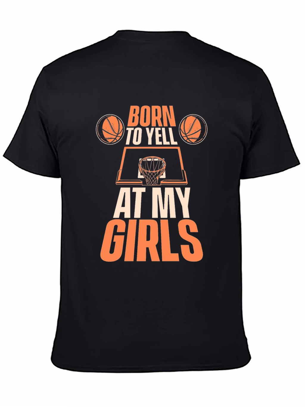 Born to Yell at My Girls Basketball Graphic Tee product image 4