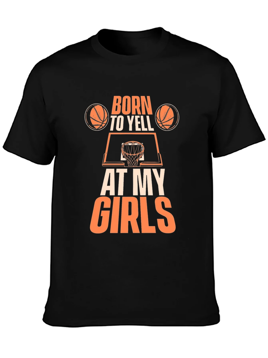 Born to Yell at My Girls Basketball Graphic Tee product image 3
