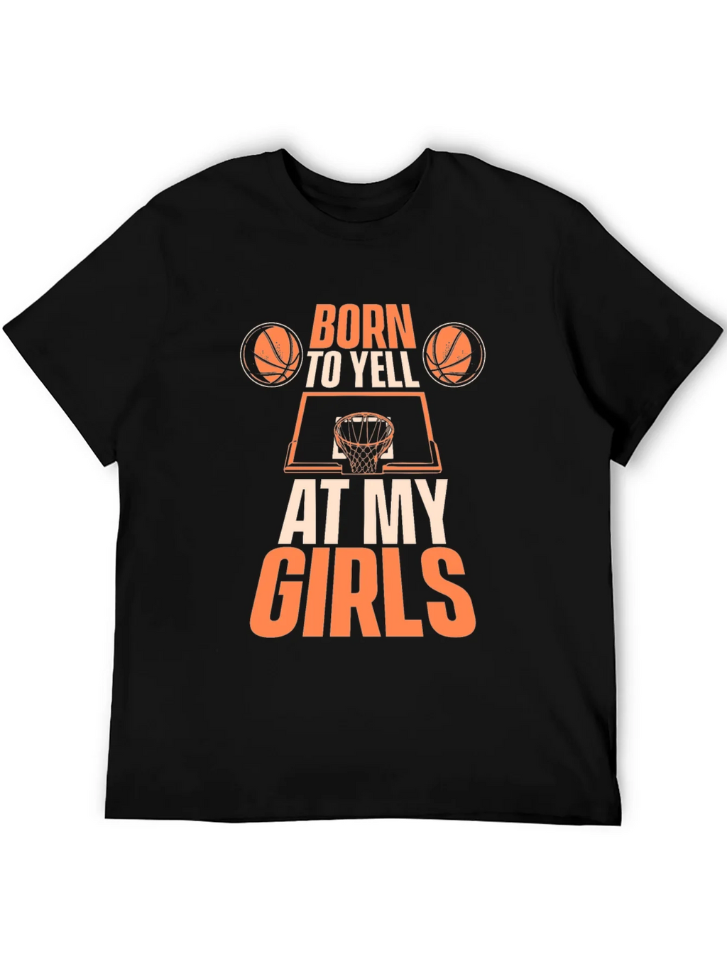 Born to Yell at My Girls Basketball Graphic Tee product image 5