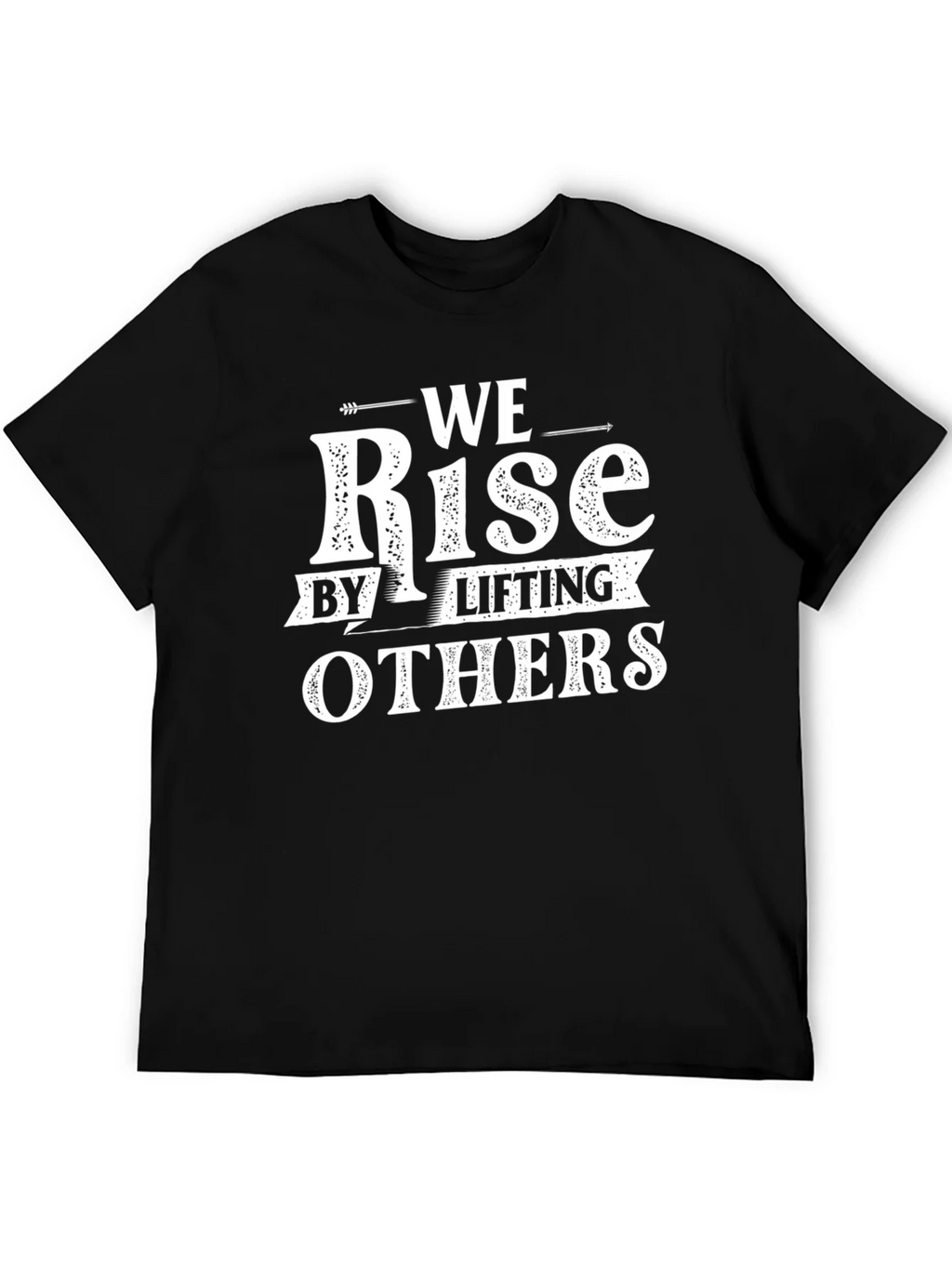 Rise by Lifting Others Graphic Tee - Black product image 5