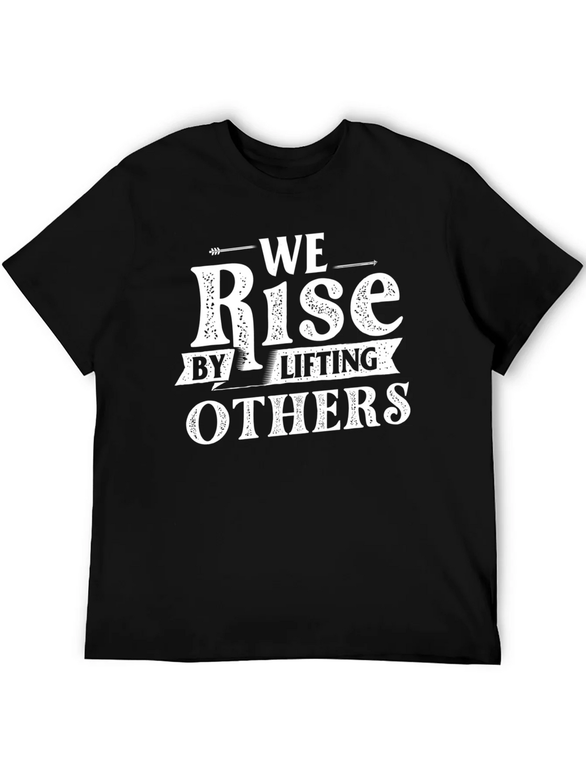 Rise by Lifting Others Graphic Tee - Black product image 5