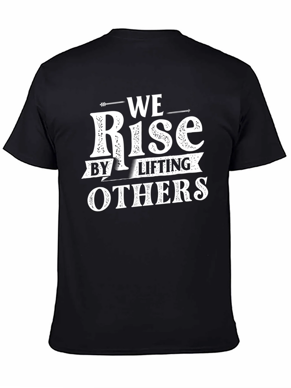 Rise by Lifting Others Graphic Tee - Black product image 4