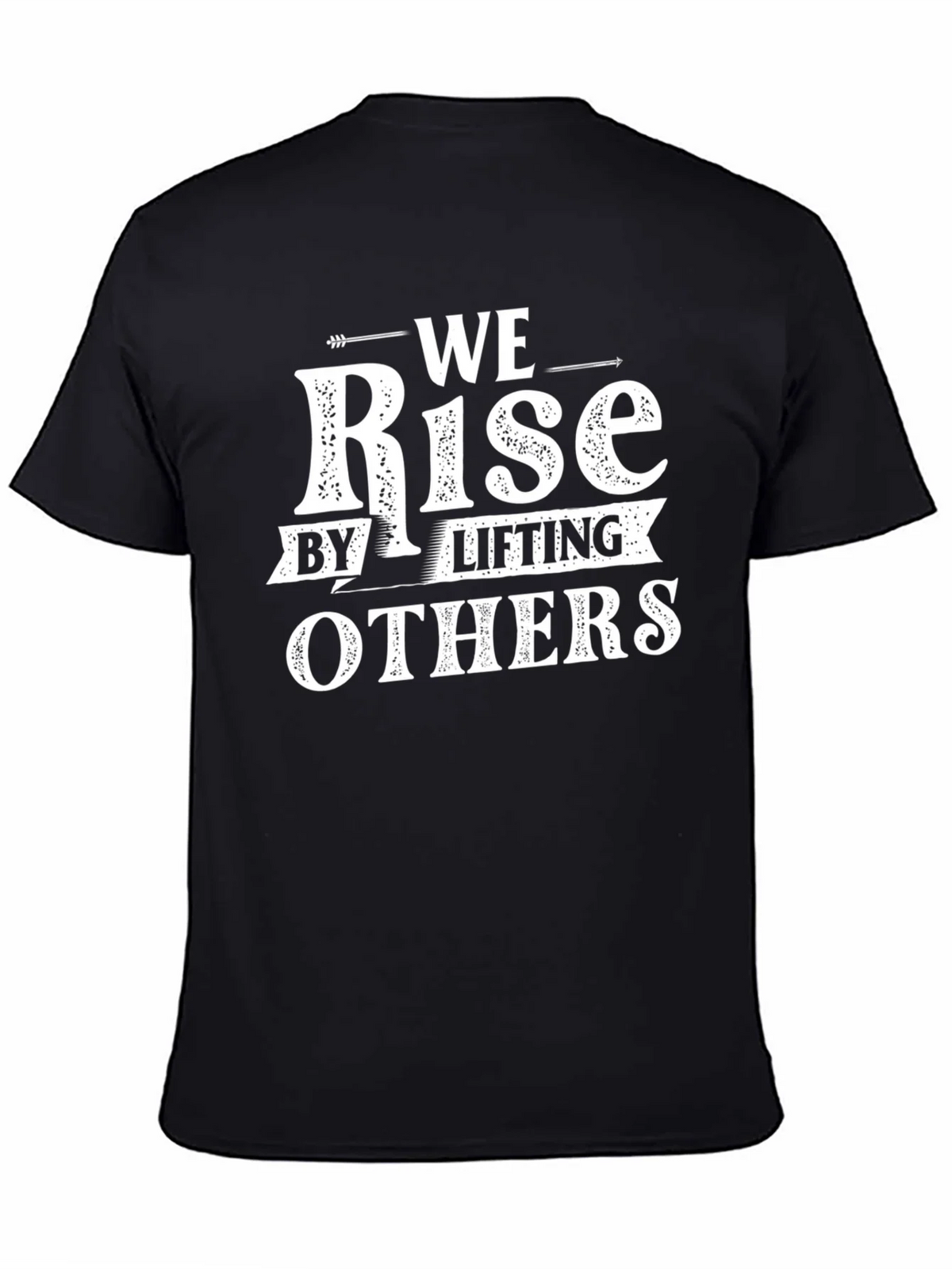 Rise by Lifting Others Graphic Tee - Black product image 4