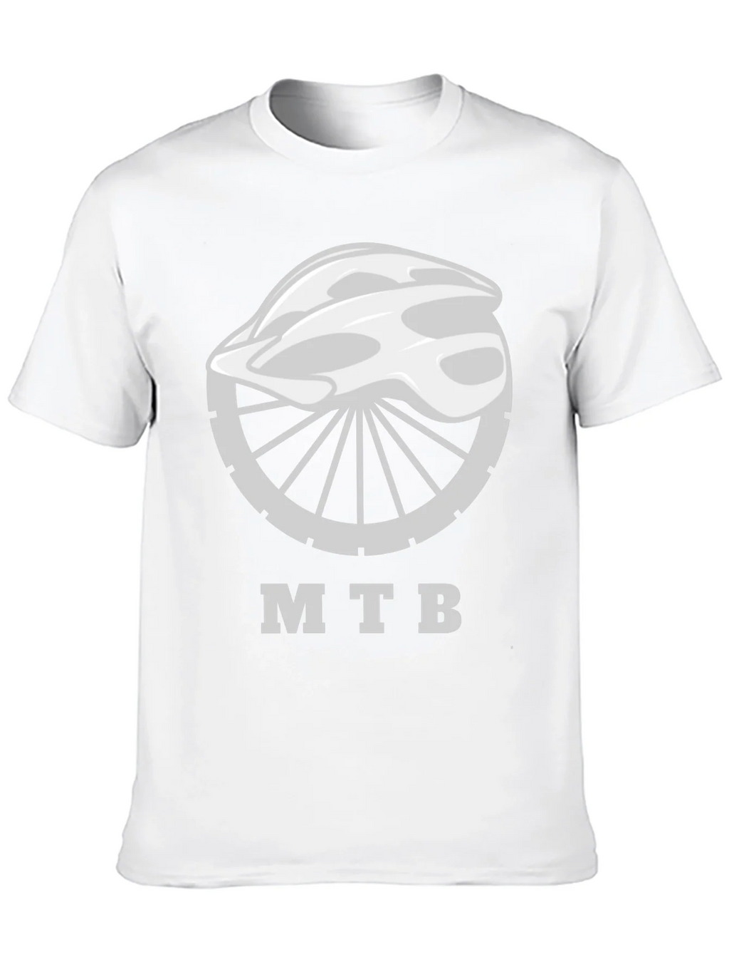 MTB Bike Helmet Graphic Tee - Black product image 4
