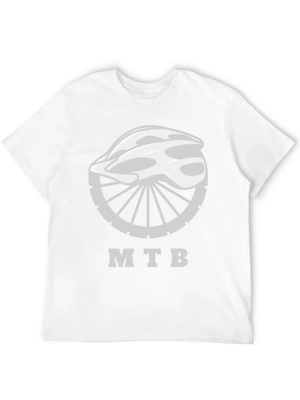 MTB Bike Helmet Graphic Tee - Black product image 5