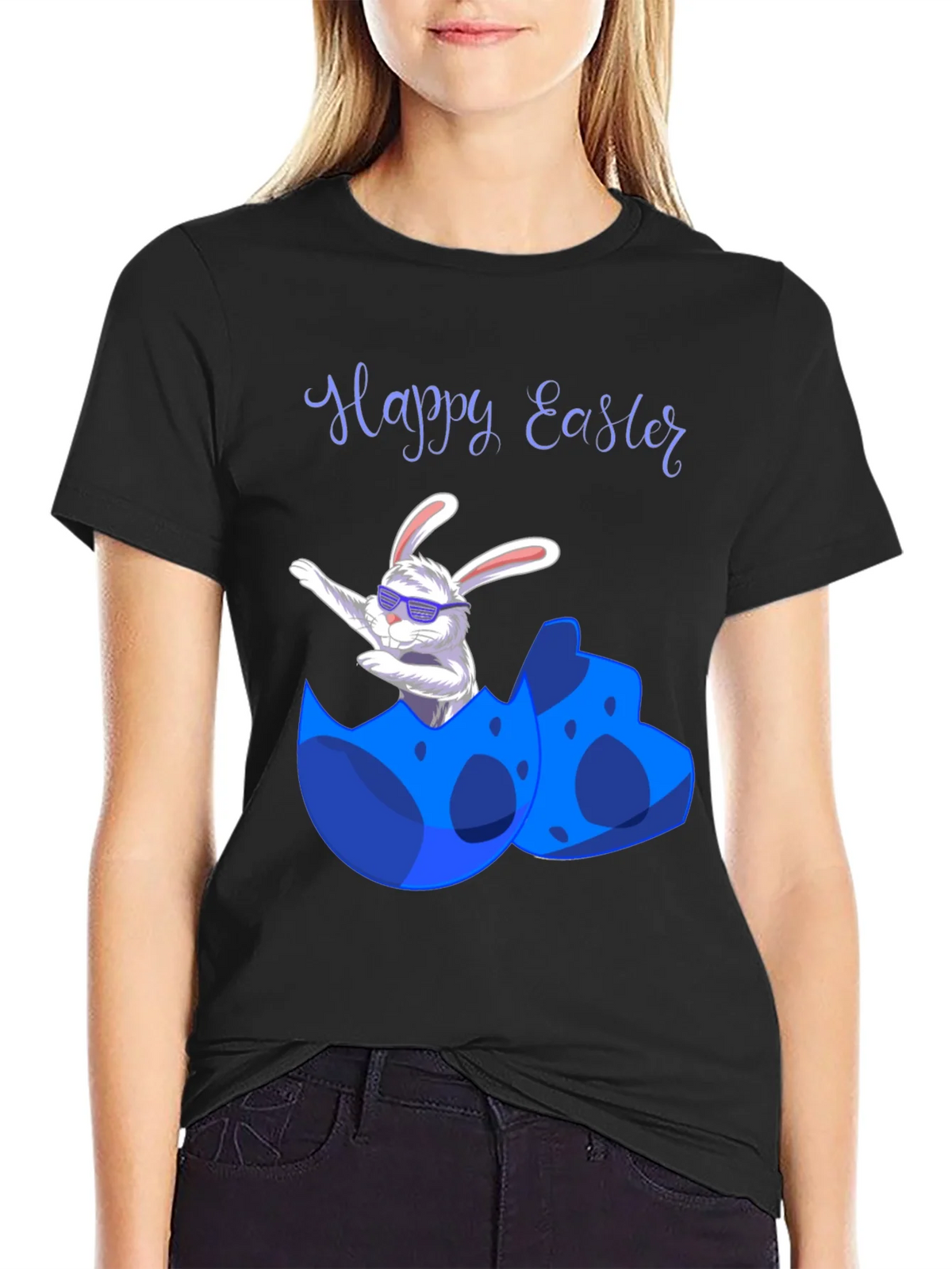 Happy Easter Bunny Egg T-Shirt product image 2