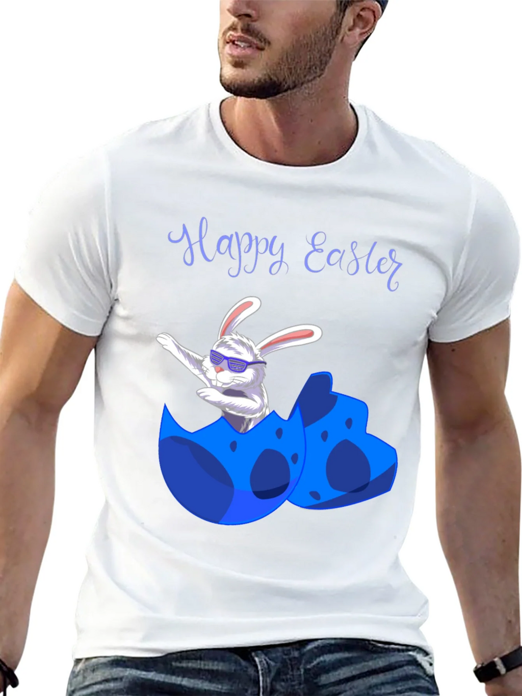 Happy Easter Bunny Egg T-Shirt product image 9