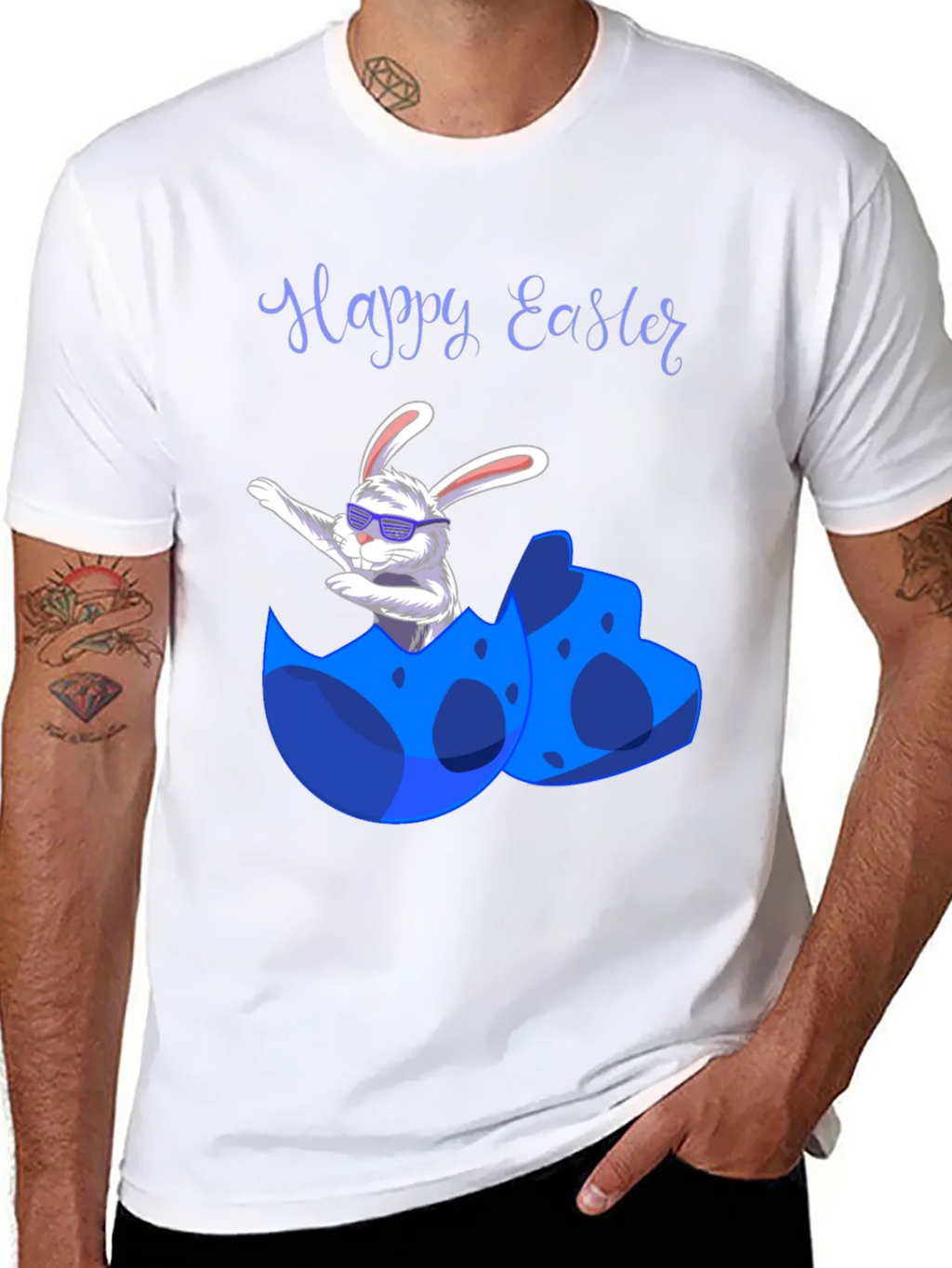 Happy Easter Bunny Egg T-Shirt product image 6