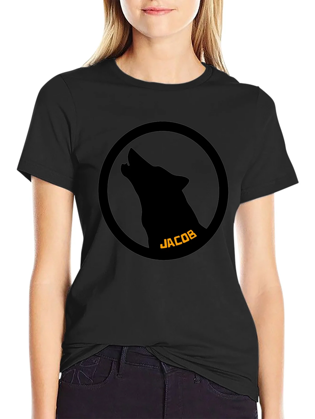 Jacob Wolf Pack Black T-Shirt product image 2