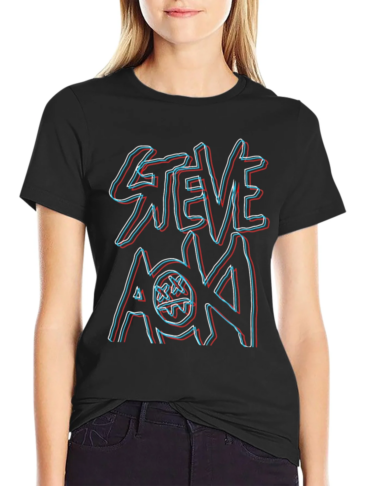 Steve Aoki Graphic Print Black T-Shirt product image 2
