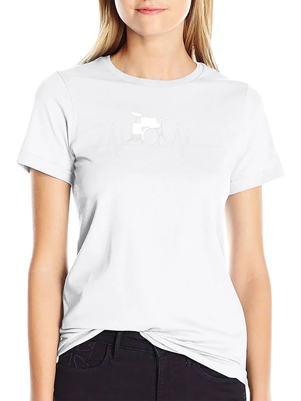 Drum Heartbeat T-Shirt - Musician Tee product image 8