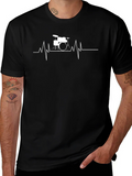 Drum Heartbeat T-Shirt - Musician Tee product image 1