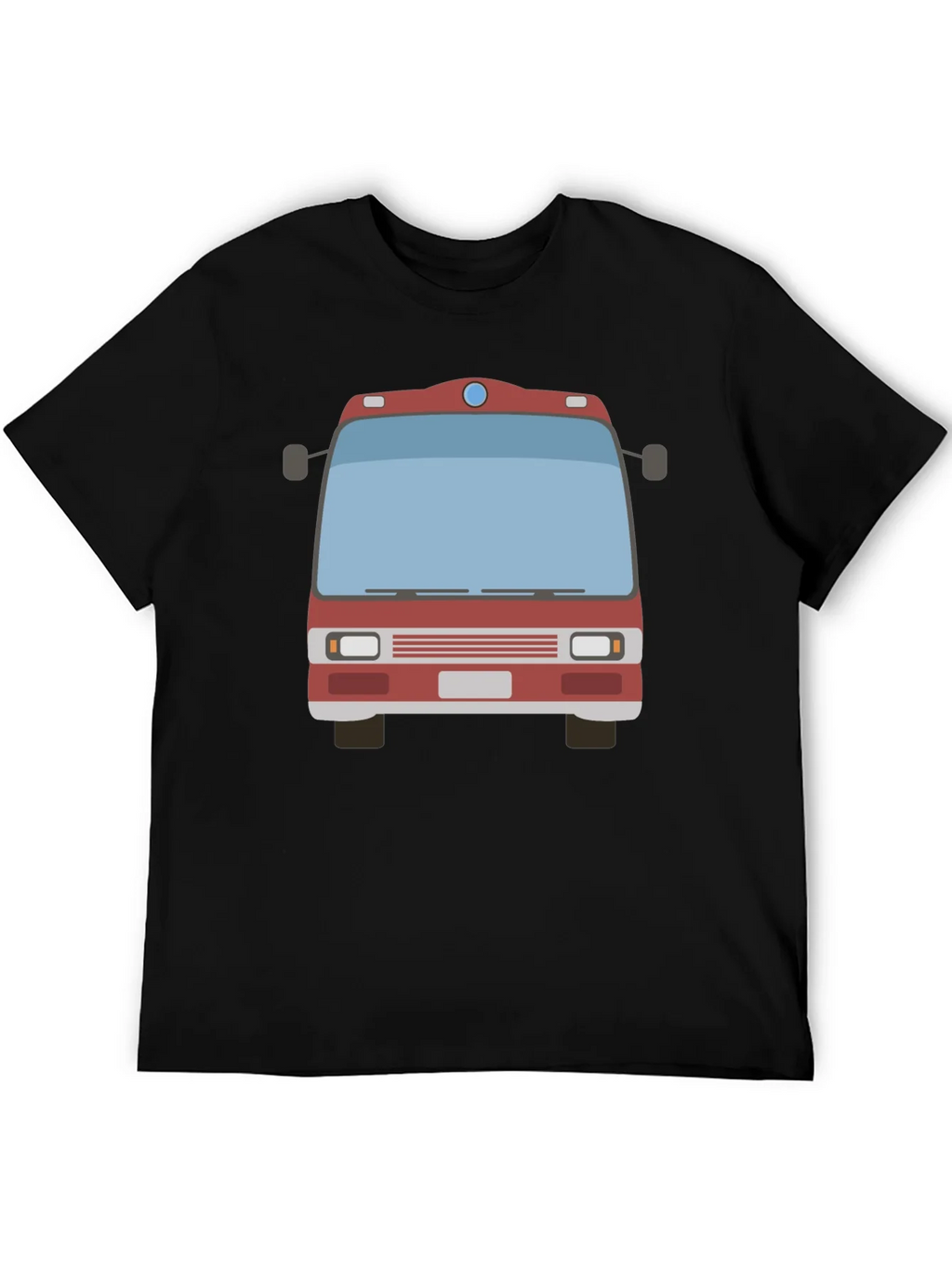 Fire Truck Graphic Tee - Black Casual T-Shirt product image 5