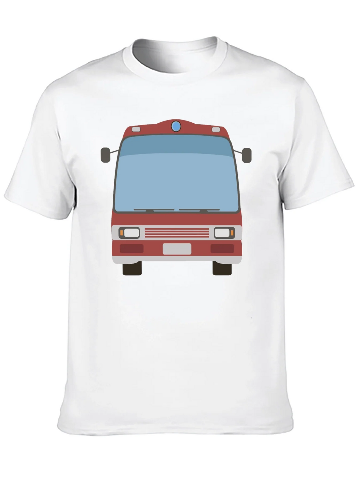 Fire Truck Graphic Tee - Black Casual T-Shirt product image 9