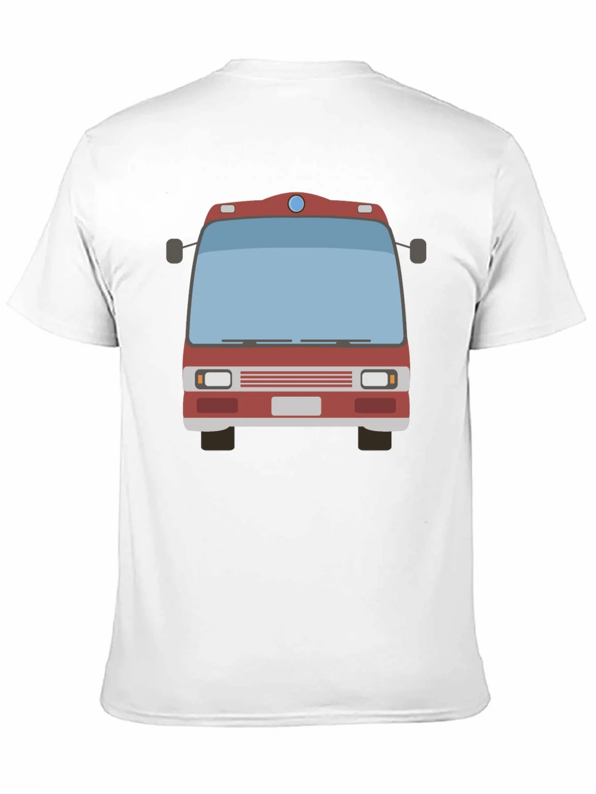 Fire Truck Graphic Tee - Black Casual T-Shirt product image 10