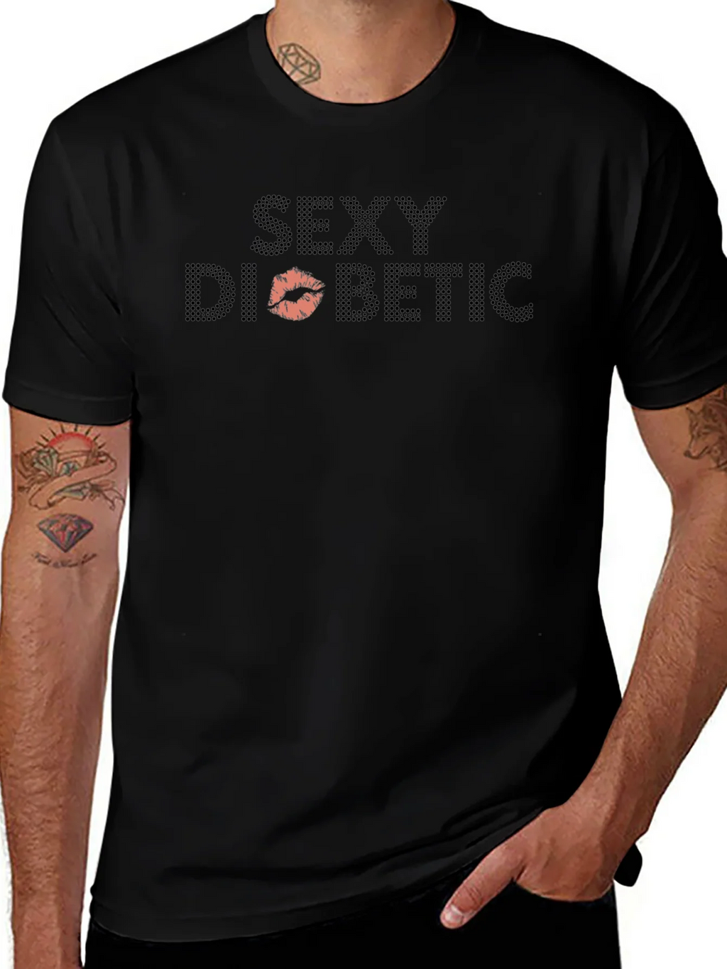 Sexy Diabetic T-Shirt - Novelty Graphic Tee product image 1
