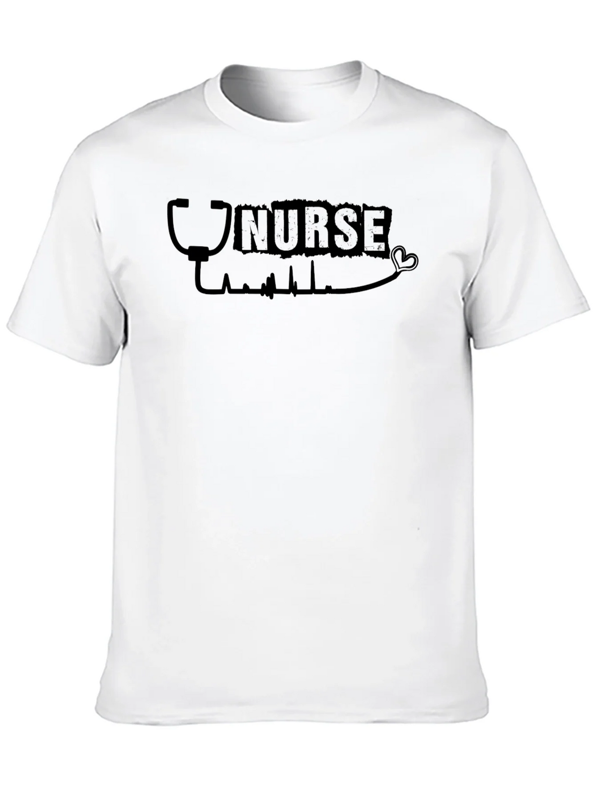 Nurse Heartbeat Stethoscope Graphic T-Shirt product image 8
