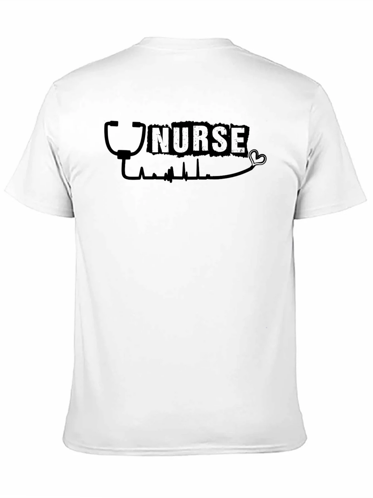 Nurse Heartbeat Stethoscope Graphic T-Shirt product image 9