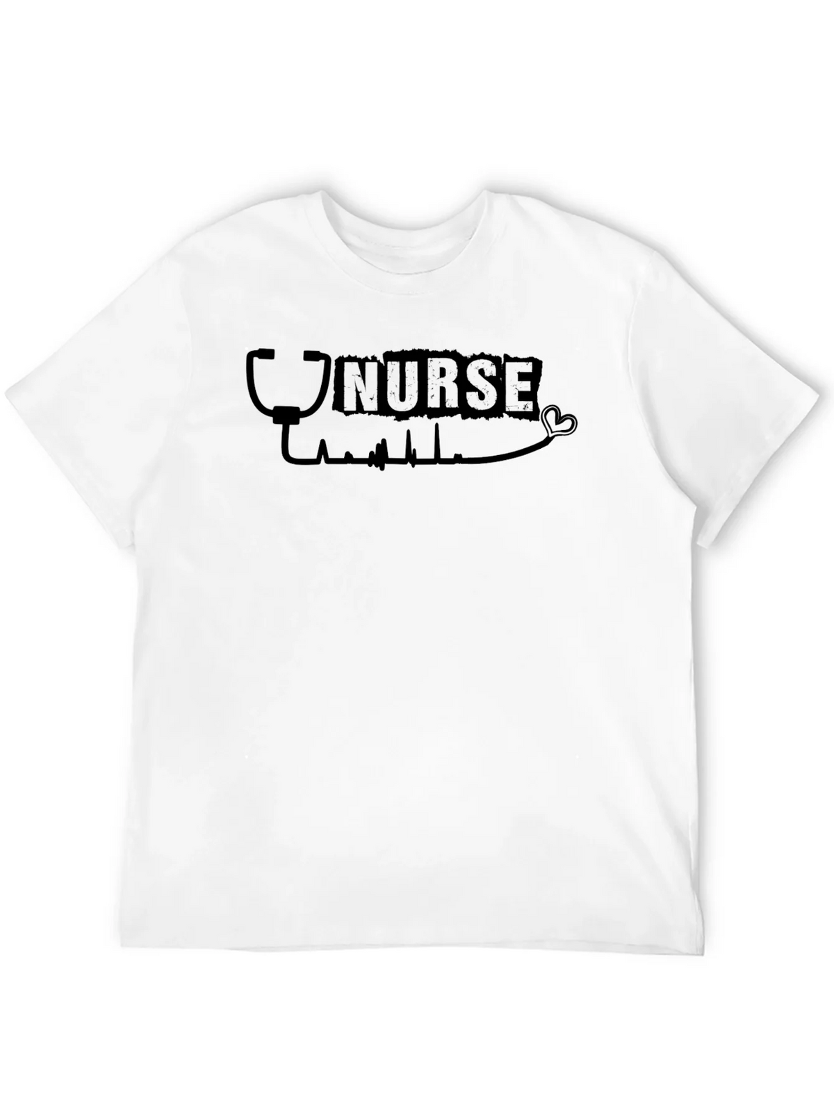 Nurse Heartbeat Stethoscope Graphic T-Shirt product image 10