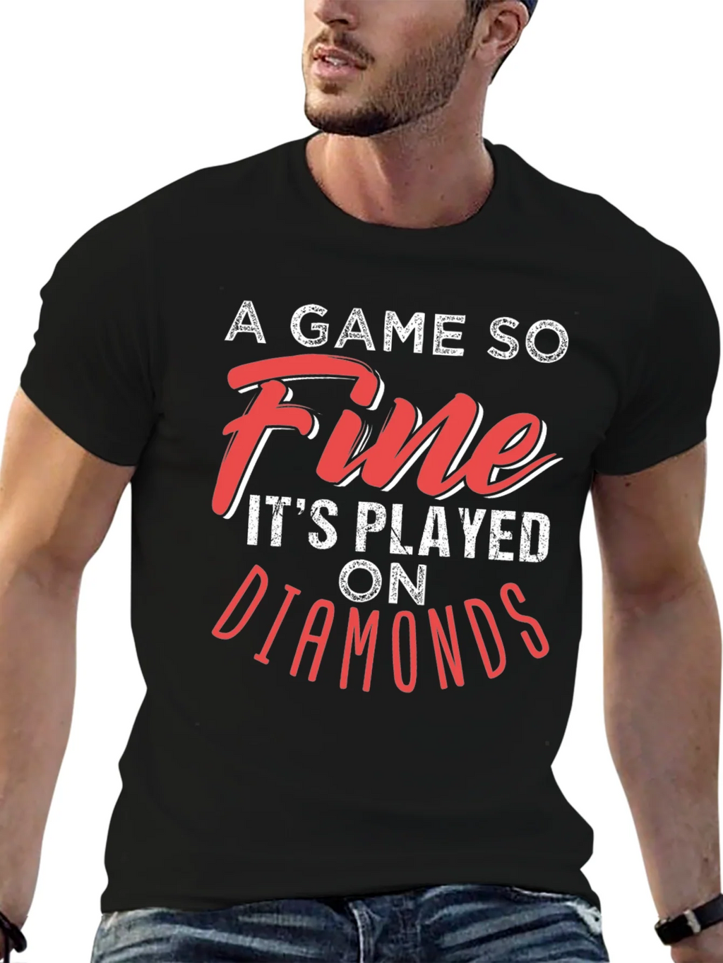 A Game So Fine Mens Graphic T-Shirt product image 5