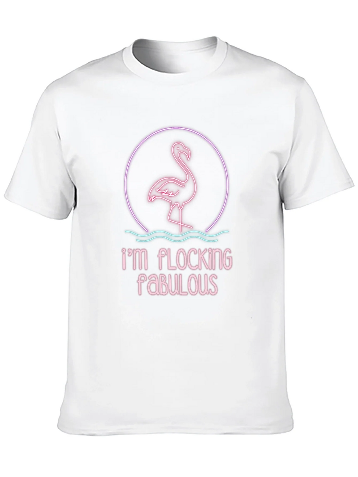 Flocking Fabulous Graphic Tee - Black Casual T-Shirt product image 9