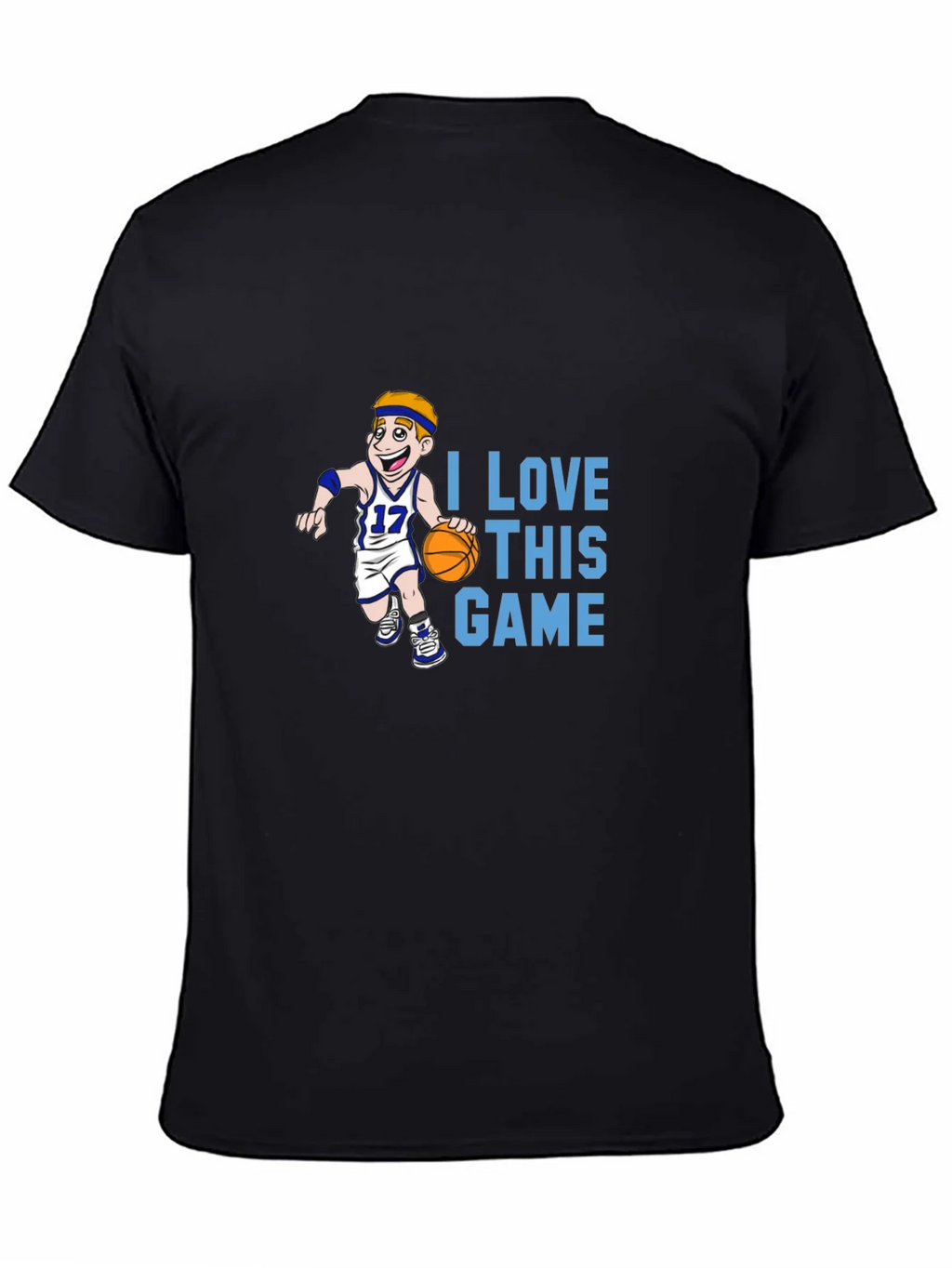 I Love This Game Basketball T-Shirt product image 4