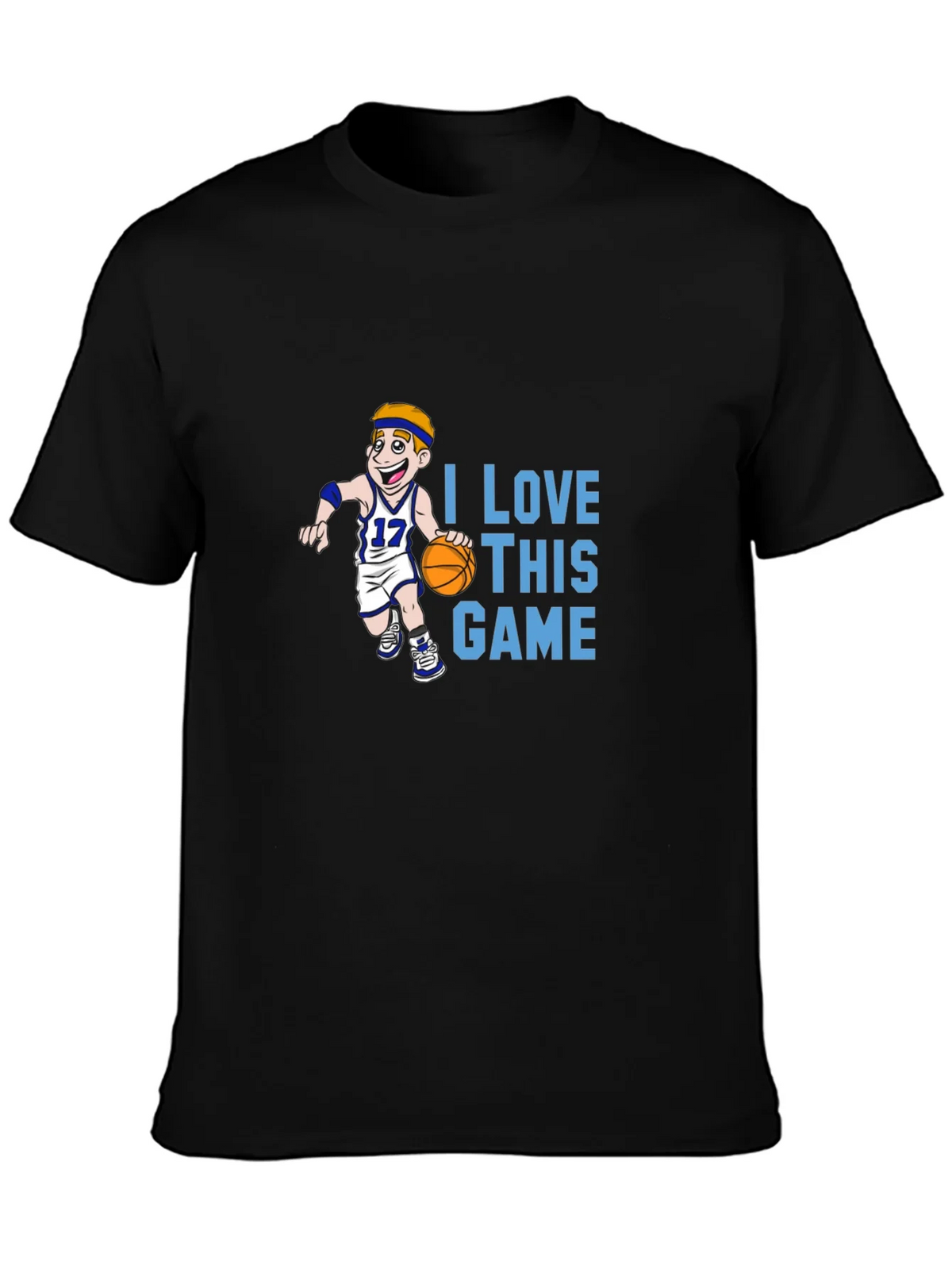 I Love This Game Basketball T-Shirt product image 3