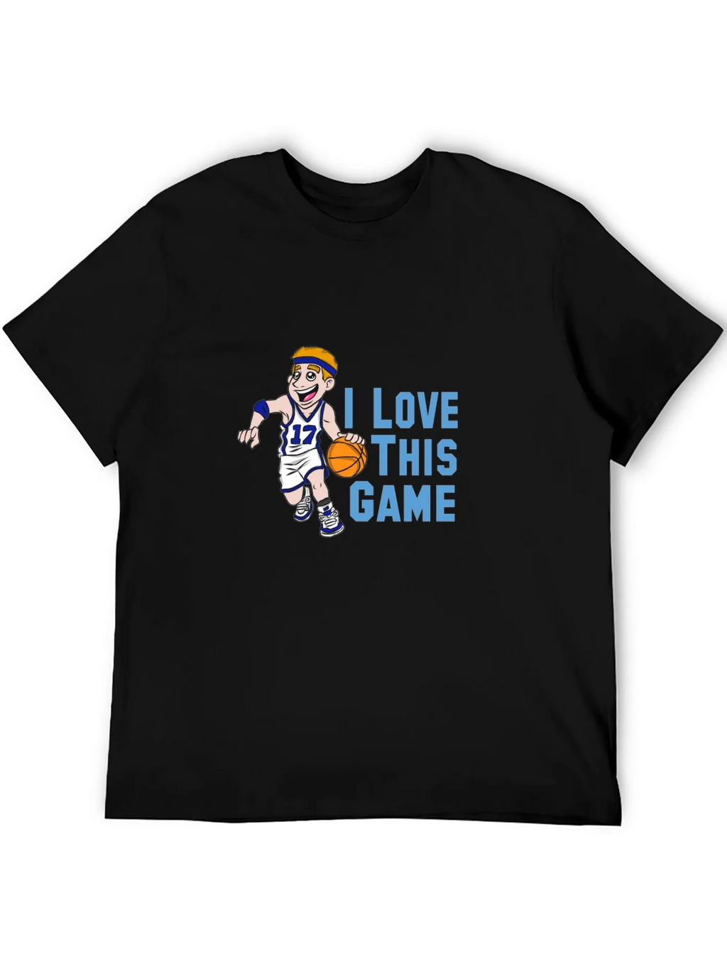 I Love This Game Basketball T-Shirt product image 5