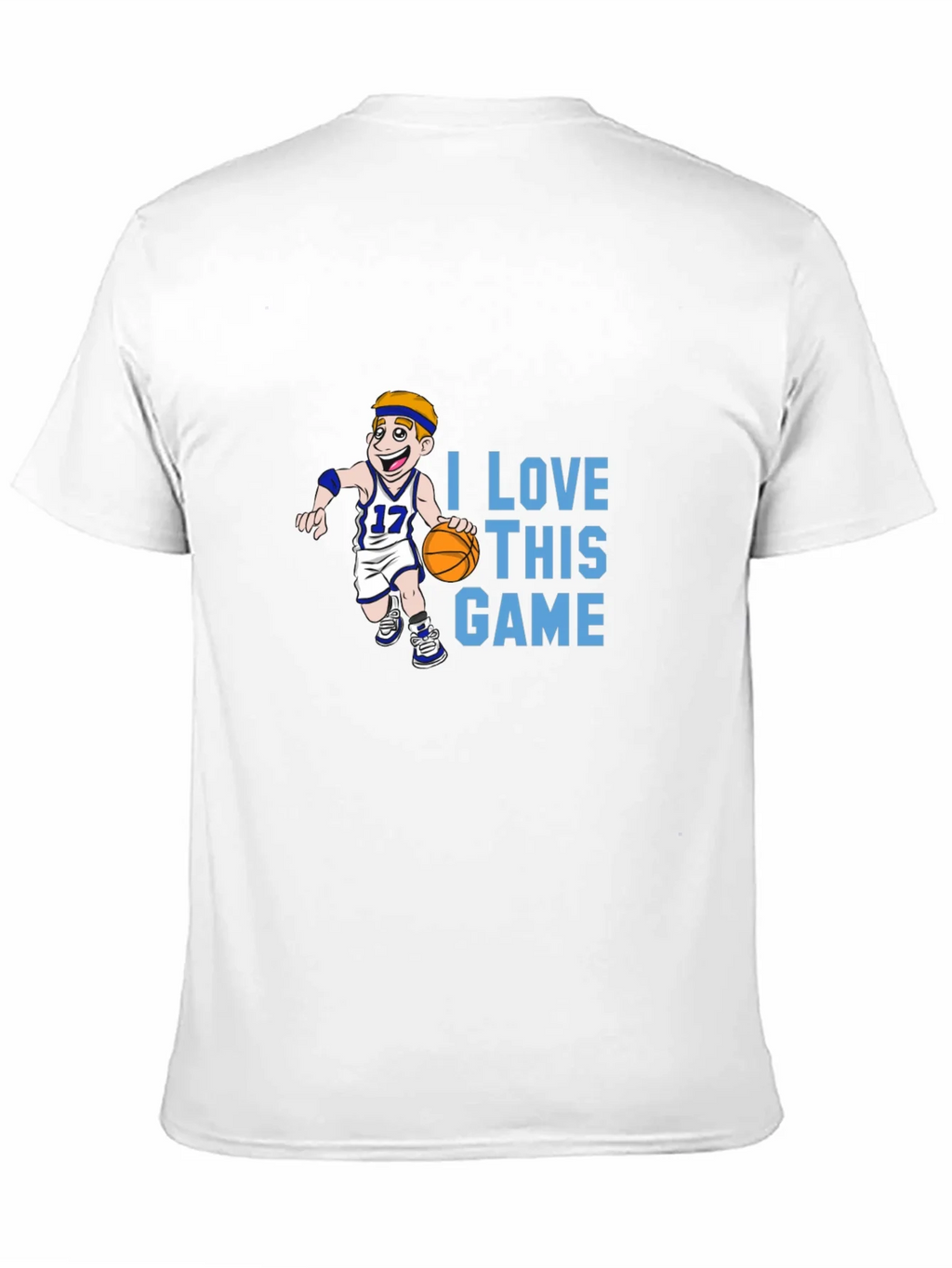 I Love This Game Basketball T-Shirt product image 10