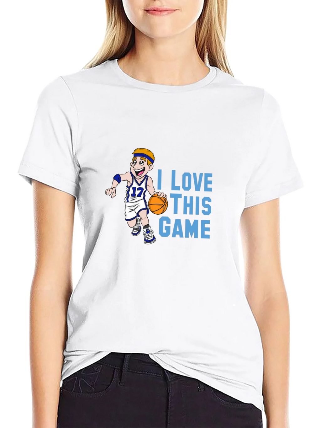 I Love This Game Basketball T-Shirt product image 8