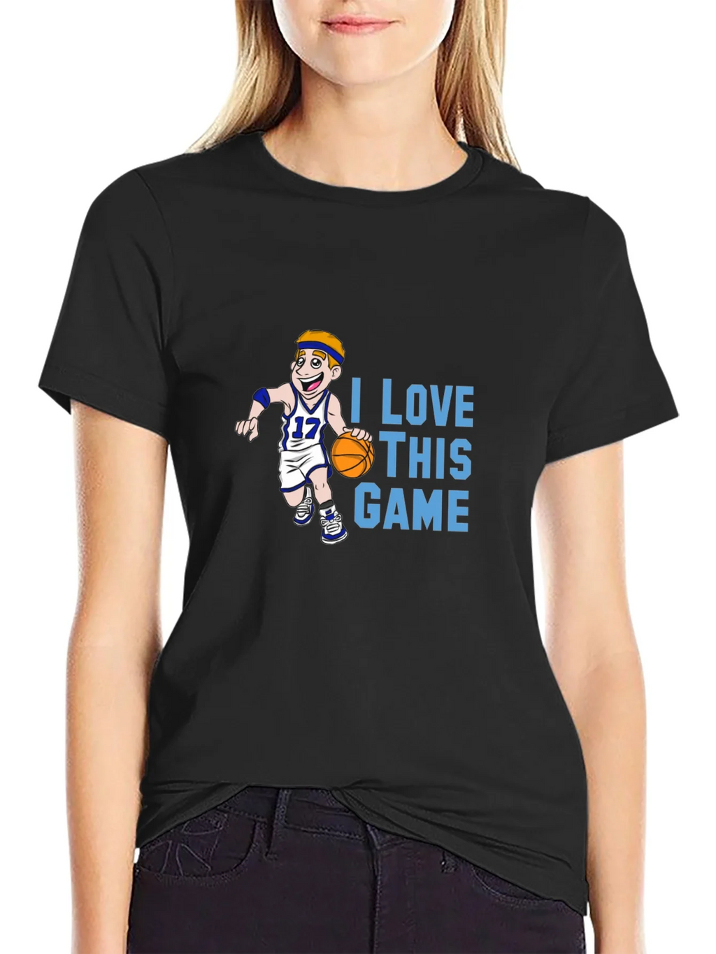 I Love This Game Basketball T-Shirt product image 2
