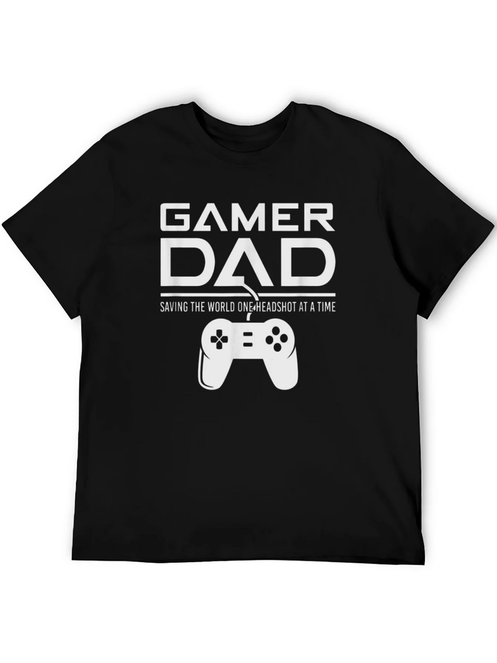Gamer Dad T-Shirt - Saving the World One Headshot product image 4